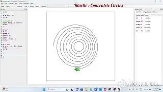 kturtle concentric circles | Learn basic coding in Kturtle | Coding with Kturtle | Kturtle tutorials
