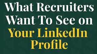 How To Get Recruiters To Notice YOU on LinkedIn | (Follow this 100% Working Steps)