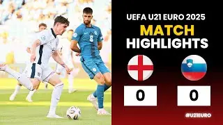 England U21 vs Slovenia U21 | 0-0 | Highlights | UEFA U21 Euro 2025 | england slovenia u21