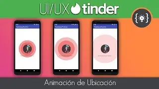 Tinder UI/UX - Location Pulse Animation - Android Studio