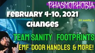 Phasmophobia Updates and Changes from the lastest patches! February Updates this week!