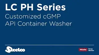 LC PH Series - Customized API Container Washing | cGMP Washer | Steelco Group