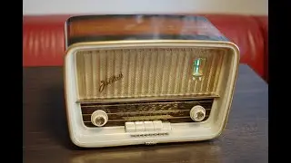 Ламповое радио Telefunken 1161 + сколько ловит станций FM