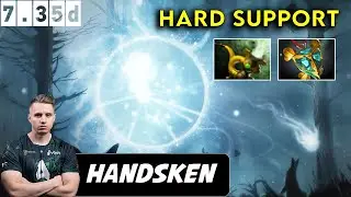 Handsken Io Hard Support - Dota 2 Patch 7.35d Pro Pub Gameplay