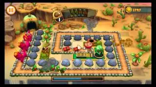 Go Home Dinosaurs! - 2-6 - Walkthrough - 3 steaks! (easy way)