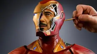 Iron Man Sculpture Timelapse - Avengers: Infinity War/Endgame