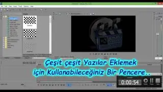 Sony Vegas pro 13 -  Arayüzü Tanıyalım TÜRKÇE ( Ders 1)