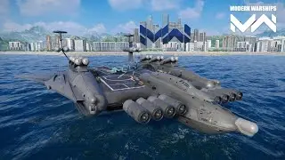 modern warships - RF Bartini A-2000-7 - monster of the sea - gameplay