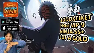 GAME NARUTO TERBARU RAMAH F2P BANGET DAPAT VIP9 1000X TIKET NINJA SS 6GIFT CODE & gold|ninja academy