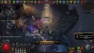 PoE 3.21 GsF Explodey Pathfinder - Hitting 100 on small private league (11 people total) and Sim 30