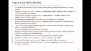 Explain the Principles of Agile Software