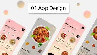 Food App Design | UX/UI in Figma (2024)