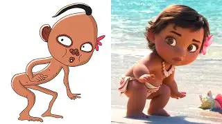 Baby Moana Drawing Meme | Funny Drawing ✍🤣