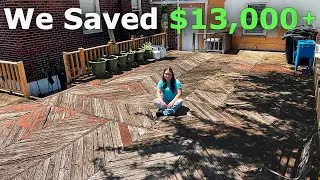Replacing a Deck is EXPENSIVE! We saved Thousands Doing This! /Patio-Deck Makeover on a Budget
