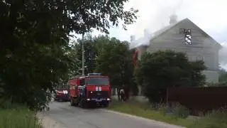 Пожар по ул. Шмидта, 04 07 2017, Бобруйск, горит барак