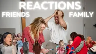 Telling our friends and family WE'RE PREGNANT