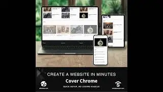 Transform your online presence with CoverChrome! Build a stunning site in minutes, no coding needed!