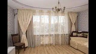АССИМЕТРИЧНЫЕ ШТОРЫ в дизайне кухни, зала, спальни, ванной и детской комнаты