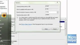 How to Make a Partition on Windows 7