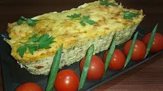 Очень сочная, вкусная запеканка из кабачков. Вкусно, просто и доступно!