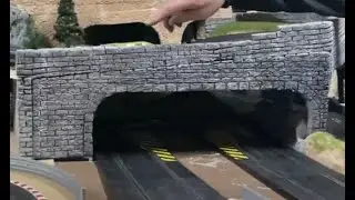 How to make a realistic model brick wall out of polystyrene foam board