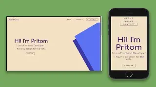 Responsive Website using HTML & CSS only (No JavaScript) 