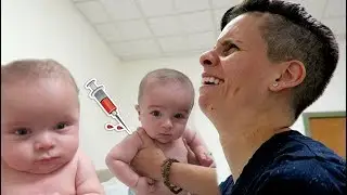 The Twins Get Shots | Emotional Mom