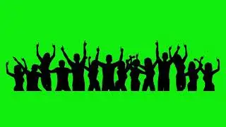 Crowd || Green Screen