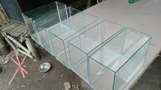 How to cut glass to make an Aquarium