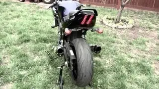 2 brothers exhaust sound custom shorties on Suzuki SV1000s 2006