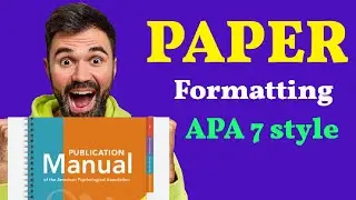 How to format Student paper in APA style [2023] | formatting Thesis, paper in APA 7 style