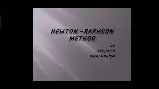 NEWTON RAPHSON PYTHON PROGRAM