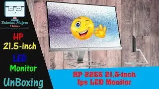 HP 22ES 21.5-inch IPS LED Monitor Unboxing || HP Full HD Monitor Unboxing