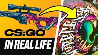CS:GO in Real Life - Making Hyper Beast in real life
