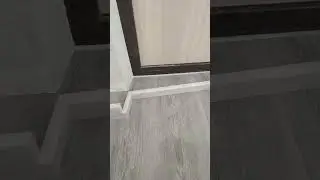 Встал  на колени! Первый опыт. МДФ плинтус. 