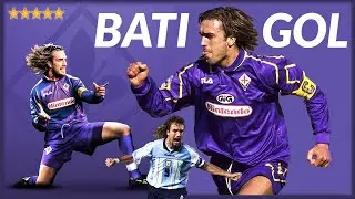 🇦🇷 GABRIEL BATISTUTA ⚽ Scored Goals until Running Out WITHOUT LEGS 🦁 The King of Goal