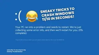 How to crash Windows 11/10  Easily 😂