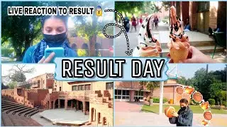 RESULT DAY VLOG + live reaction to result in college 😱 ft Kinnaird College.