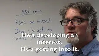 get into
