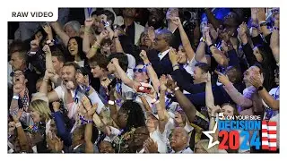 Raw video: Delegates cast their votes during day two of the Democratic National Convention