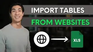Import Tables From Websites into Excel in 2 MIN