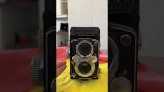 Twin Lens Reflex Camera! Finally found my Yashica 635 with 35mm adapter! Paid $30!?