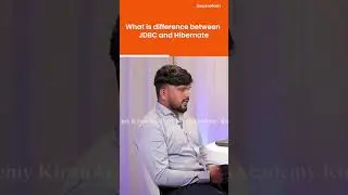 What is the difference between JDBC and Hibernate? | #thekiranacademy #shorts