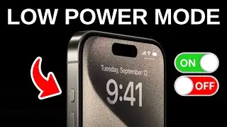 How to Use Action Button to Turn On/Off Low Power Mode on iPhone