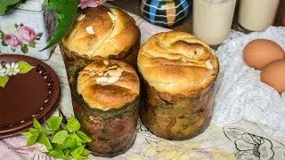 Куличи краффины на топленом молоке 