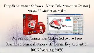 Aurora 3D Text Logo Maker Software Free Download Install and without Watermark 100% Working 2020