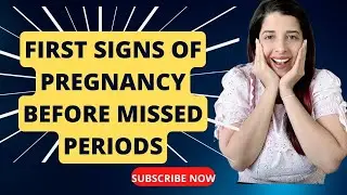 First signs of Pregnancy before missed periods #firstsignsofpregnancy #pregnancysigns