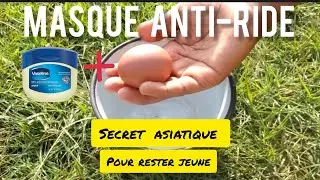 FAIT CECI POUR PARAÎTRE PLUS JEUNE: le secret des asiatiques contre les rides.
