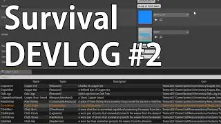 Survival DEVLOG #2 - Databases and Content Management