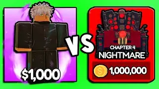 I Used OP UNITS vs. CHAPTER 4 NIGHTMARE MODE! (Skibi Defense)